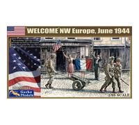 Gecko Models - "Bienvenue" Nw Europe, Juin 1944maquette Figurine `Welcome` Nw Europe, June 1944Gecko Models35gm00441:35 Maquette Char Promo Figurine Miniature