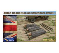 Gecko Models - Pertes Alliées Sur Les Civières (Seconde Guerre Mondiale)Maquette Figurine Allied Casualties On Stretchers (Wwii) Gecko Models35gm0049 1:35 Figurine Miniature