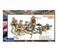 Gecko Models - Wwii British Mg Team In Combat (N.W.Europe)Maquette Figurine Wwii British Mg Team In Combat (N.W.Europe) Gecko Models 35gm0013 1/35ème Maquette Char Promo Figurine Miniature