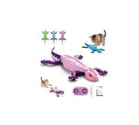 Gecko Mur Escalade Chat Jouet Télécommande Lézard pour Chat Intérieur | Gecko Rush Jouet rotatif à 360° pour animal domestique au sol et au mur (monocolore)