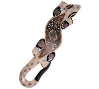 Gecko mural en bois 50cm | Savoir-faire traditionnel de Bali