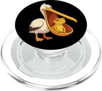 Gecko Pélican Amusant pour Les Amoureux des Animaux, garçons et Filles PopSockets PopGrip pour MagSafe