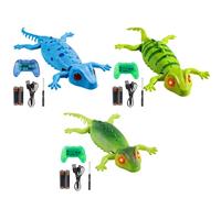 Gecko rampant mural - Télécommande 2 modes, robot lumineux rechargeable, jouet animal RC, lézard électronique grimpant | Cadeau pour les d'âge préscolaire, les élèves de la maternelle, ls gar