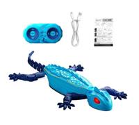 Gecko Remote Control Toy With LED Eyes Rechargeable Electric Lizard