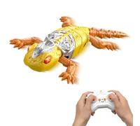 Gecko - Robot Gecko - Télécommande - Jouet Cool - Jouet lézard RC Rotatif à 360° - avec Yeux LED - pour, Maison, fête, Voyage, Mur, Sol, Anniversaire et Weihna