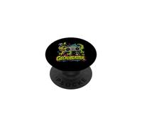 Geckoblaster Retro Gecko Boombox Music Années 80 PopSockets PopGrip Adhésif