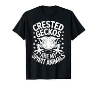 Geckos à crête Animaux Esprits drôles Gecko crête T-Shirt