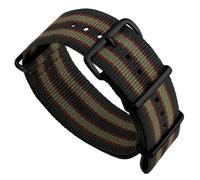 Geckota Vintage Bond 1973 Bracelet de montre militaire britannique en nylon durable et élégant, 20 mm