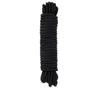 Gecosac Tendeur Élastique Noir, 8 mm x 10 m, Corde Extensible, Sandow pour Fixation Bâche Renmorque