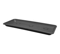Veca Jardinière Rectangulaire 80/100 cm + Sous-Jardinière Antracite/Blanc