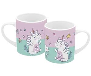 GEDA LABELS GmbH Tasse à colorier licorne 250 ml