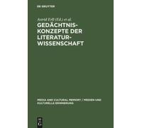 Gedächtniskonzepte Der Literaturwissenschaft