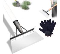 GEDEGOOK Pelle Jardinage, Pelle de Nettoyage Multifonctionnelle, Grattoir Jardin, Multifonction Outillage, Outil de Désherbage, Pelle de Jardin pour Espace Extérieur, Ferme, 21cm (no poignée)