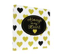 Gedeon Concept Album traditionnel relié 100 pages blanches pour 600 photos 9 x 13 cm - Rembourrage au choix - Couverture - Parchemin imprimé