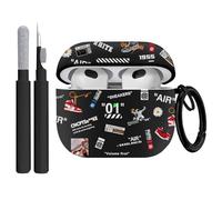 Gedicht Compatible avec les coques de protection Apple Airpods 3ème génération, chaussures de sport, basket-ball, football, coque souple en TPU robuste pour Airpods 3 coque avec porte-clés pour homme