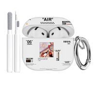 Gedicht Compatible avec les coques de protection Apple Airpods 4 (2024), en silicone souple imprimé cool pour AirPods 4 génération, étui de basket-ball, coque pour Airpod 4 avec porte-clés et kit de