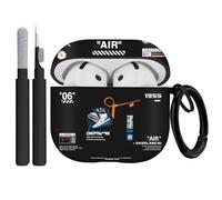 Gedicht Compatible avec les coques de protection Apple Airpods 4 (2024), en silicone souple imprimé cool pour AirPods 4 génération, étui de basket-ball, coque pour Airpod 4 avec porte-clés et kit de