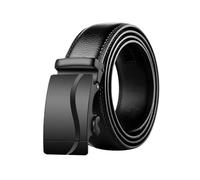 GediZ Ceinture en cuir véritable pour hommes, grande taille 105-170cm, boucle automatique en métal, ceinture d'affaires