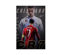 GeDiz Cristiano Ronaldo Poster sur toile - Décoration murale pour salon, chambre à coucher - Style sans cadre - 50 x 75 cm