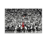 GeDiz Poster Michael Jordan (13) sur toile - Décoration pour chambre à coucher, bureau, chambre - Cadeau - Sans cadre - 30 x 45 cm