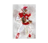 GeDiz Poster sur toile Patrick Mahomes (18) pour décoration de chambre à coucher, bureau, chambre, cadeau, sans cadre, 30 x 45 cm