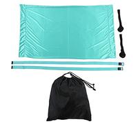 GEDMRT Aerial Yoga Hammock for Home/Gym/Studio | Portable & Stretchable for Splits/Handstands | Adjustable Straps with Door Anchors, Lightweight Fabric (Dark Blue)