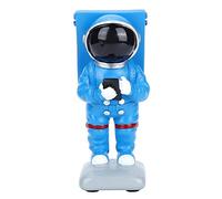 GEDMRT Astronaut Phone Stand | Substantial Polyresin Holder for All Smartphones | Cute Desk Decor/Space Lover Present/Home Office Organizer (9008 Support pour téléphone Portable * Bleu)