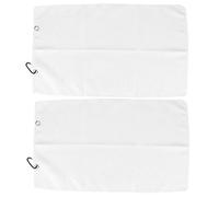 GEDMRT Microfiber Yoga Towel 2 Pack | Super Absorbent & Quick - Dry Workout Towel for Exercise/Running/Gym | Lightweight & Unscented Sport Towel Accessories, 30x50cm (White)