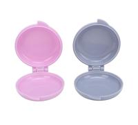 GEDMRT Mini Cake Pan Set of 2 | Non - Stick Round Baking Form for Cakes/Chocolate/Mousse | Easy Release ABS Material | 1.9 Inch Small Cake Maker