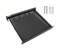 GEDMRT Retractable Wall Mount Drying Rack | Foldable Mesh Platform for Patio/Bathroom/Laundry Room | Space Saving Clothes Hanger with Aluminium Frame (Grey)