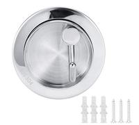 GEDMRT Rotating Wall Hook | 304 Stainless Steel Single Clothes Hanger | 90 Degree Swing for Space Saving in Closet/Bathroom/Entryway | 3 Mounting Screws for Secure Installation (Thickened version