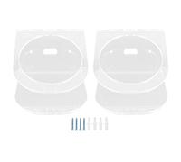 GEDMRT Speaker Wall Mount for Echo Dot 4th Gen | 2 Pack Acrylic Shelf Holds Connected Speaker/Books/Decor | Simple Installation with Screws, Transparent Design