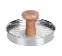 GEDMRT Stainless Steel Hamburger Press Patty Maker | 304 Food - Grade Non - Stick Form for Ideal Patties | Kitchen Tool for Burgers/BBQ/Home Cooking | Ergonomic Handle, Easy to Use