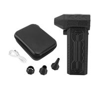 GEDMRT USB Rechargeable Electric Blower | 130000 RPM Turbo Fan for Particle Removal/Personal Cooling | Portable Mini Device with 10000mAh Battery | Low Noise Design (Black)