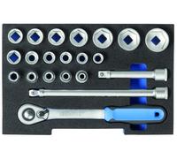 GEDORE 1100 CT1-19 Ensemble de douilles d'outil 1/2" dans 1/2 L-BOXX 136 Modul