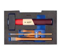 Gedore Assortiment de burins en module 1/2 L-BOXX 136 2835932