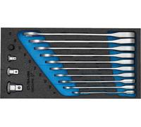 GEDORE 1500 CT1-7 RA Jeu de clés à fourche à cliquet dans le module Check-Tool, 2327686