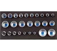 GEDORE 1500 CT1-D 19 Jeu de douilles 1/2", profil UD, dans module Check-Tool, 2308916