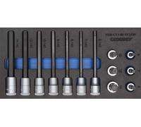GEDORE 1500 CT1-IN 19 LKM Jeu d'embouts de tournevis 1/2" en module Check-Tool