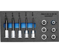 GEDORE 1500 CT1-INX 19 LK Jeu de douilles de tournevis 1/2" dans le module Check-Tool, 2957957