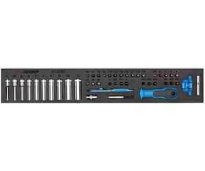 Gedore 1500 CTD-20 BIT Jeu de clés à douille métrique 1/4\ (6.3 mm) 45 pièces 1733419