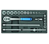 GEDORE 1500 ES-30 Assortiment de clés à douilles 3/8" dans le module 1/3 ES