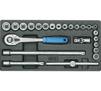 GEDORE 1500 ES-30 Assortiment de douilles 3/8" en module 1/3 ES, 6626070
