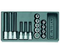 Gedore Tournevis Gedore de 1/2" dans le module 1/3 ES (1500 ES-IN 19 LKM) Quantité:1