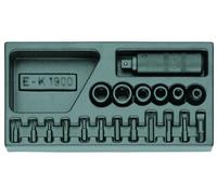 GEDORE 1500 ES-K 1900 Assortiment de débloqueur de vis 1/2" dans le module ES...