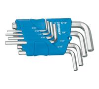 Gedore 1505424 H 42-88 A Hexagonale Allen Clé En Support 8 Pièces 5/64-5/16AF