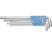 Gedore 1543555 6 pans intérieurs Jeu de clés mâles coudées 5/64 pouces, 3/32 pouces, 1/8 pouces, 5/32 pouces, 3/16 pouces, 7/32