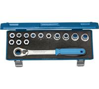 GEDORE 19 SKU-20 Jeu de douilles 1/2", 14 pièces, 10-24 mm, 2521563