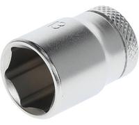 GEDORE Douille 20 13 – Entraînement 1/4" 6,3 mm, 6 pans, Diamètre 13 mm – Acier chromé