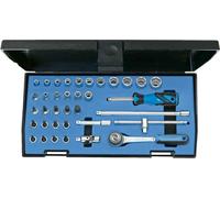 GEDORE 20 ITU-3 Jeu de douilles 1/4" 36 pièces 6 pans IN-TX-ITX, 6196710